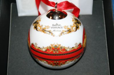 Rosenthal Versace Medusa Christmas Ball Ornament & Box -- Antique Price ...