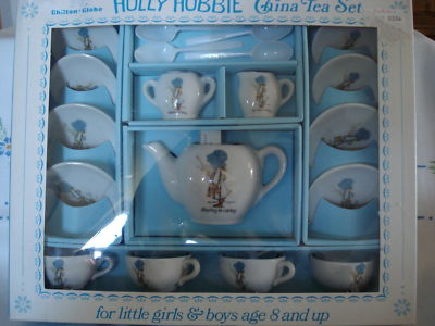 holly hobbie china tea set