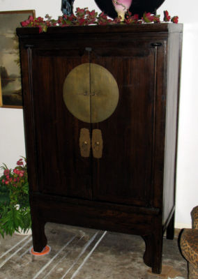 Antique Chinese Asian Wedding Armoire Cabinet Chest Nr Antique Price Guide Details Page
