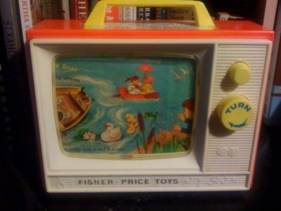 fisher price giant screen music box