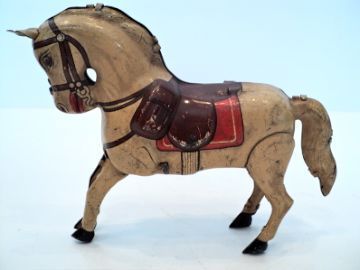 1950s Wind-up Tin Horse Kohler Made in Germany -- Antique Price Guide ...