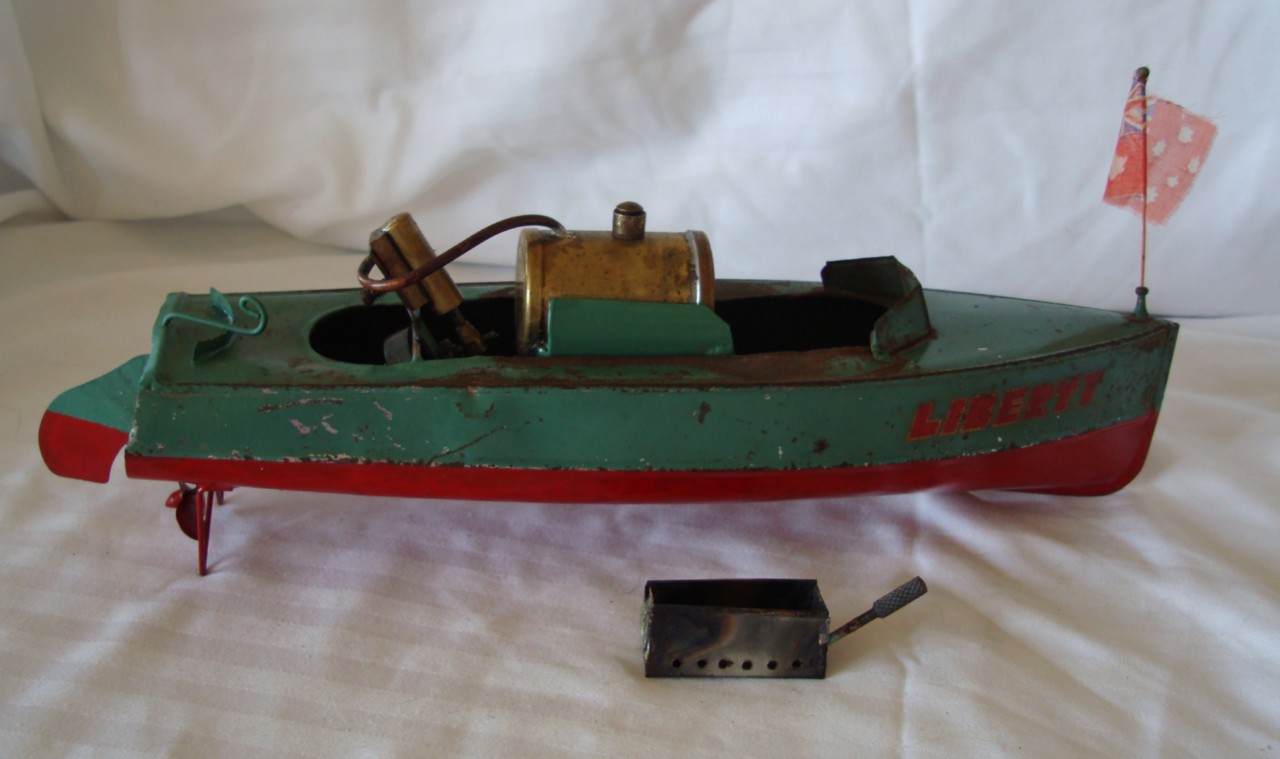 steam powered toy boat
