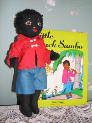 antique little black sambo doll