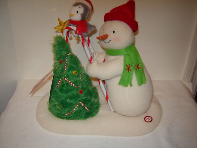 plush singing snowman