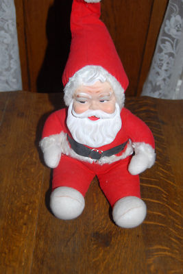 vintage rushton santa claus doll