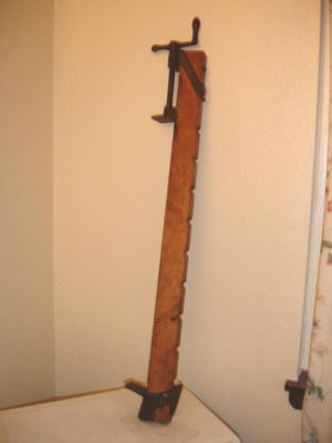 Antique Black Bros Woodworking Furniture Bar Clamp Tool 