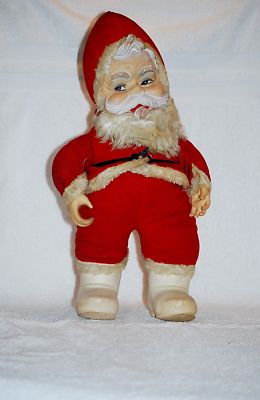 rushton coca cola santa claus doll