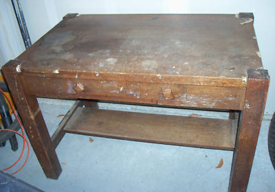 Mission Library Table W Drawer Stickley Era Antique Antique