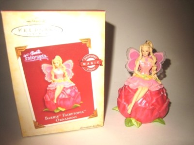 HALLMARK Barbie FAIRYTOPIA ORNAMENT 2005 Magic Light -- Antique Price