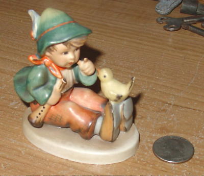 vintage german art pottery figurine ceramic boy -- Antique Price Guide Details Page