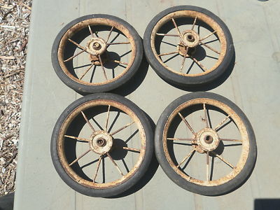 vintage pram wheels