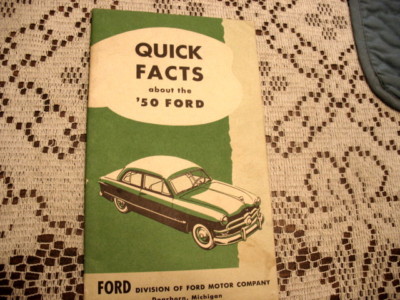 ESTATE SALE VERY RARE 1950 DEALER QUICK FACTS BOOKLET -- Antique Price ...