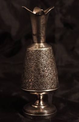 Antique Victorian James Tufts Silver Plated Bud Vase Nr Antique