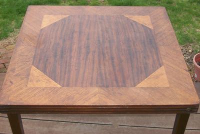 Vintage Folding Wood Card Table Diffe Grains Antique Vintage Folding Wood Card Table