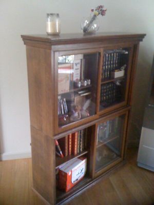 Two Paine Furniture Company Barrister Bookcases Boston Antique