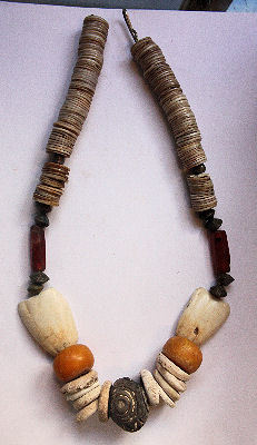 Ancient Shell/bone Bead necklace C.3000 BC -- Antique Price Guide ...