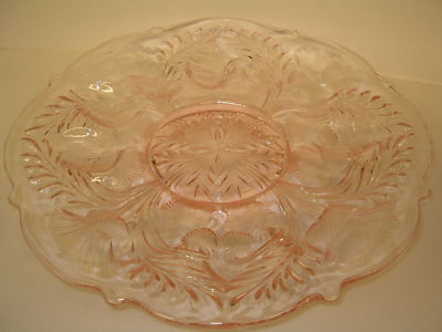 Deviled Egg Tray Plate Jadeite Glass With Center Handle Green Milk Glass Jadite