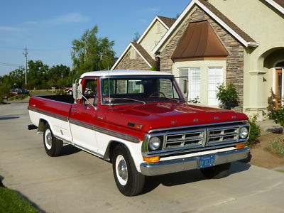 Ford F 250 Ranger Xlt 1972 Ford F250 Ranger Xlt Camper