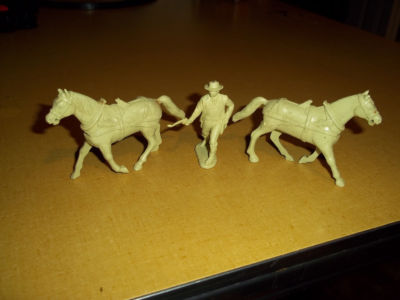 Vintage plastic Cowboy and Horses Western Toys -- Antique Price Guide ...