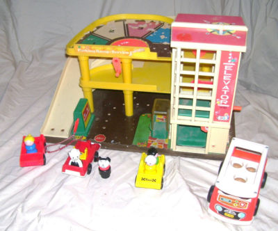 fisher price gas station garage