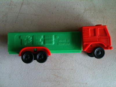 Vintage RARE Red/Green Semi-Truck PEZ-- -- Antique Price Guide Details Page