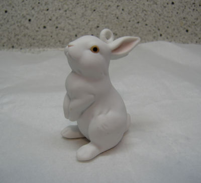 white china rabbit ornament