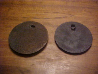Antique Cast Iron Wood Burning Cook Stove Parts- Plates/Burner Covers-2