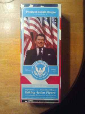 ronald reagan talking action figure