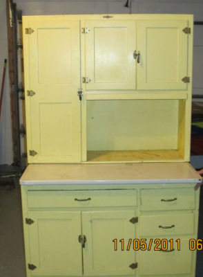Antique Land Dilks Quaker Maid Kitchen Cabinet Look