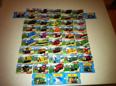 Bulk lot (50) of Thomas & Friends Character Cards from toy train packets -- Antique Price Guide ...