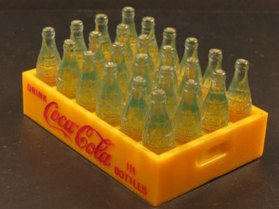 mini plastic coke bottles