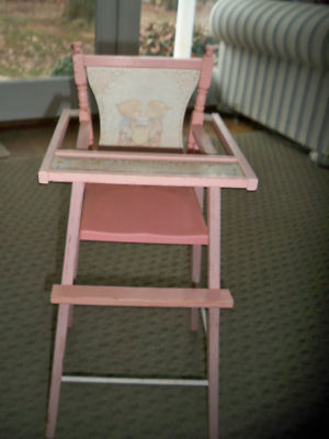 vintage doll high chair