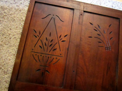 Large 1800s Spoon Carved Eastlake Furniture Panel Victorian