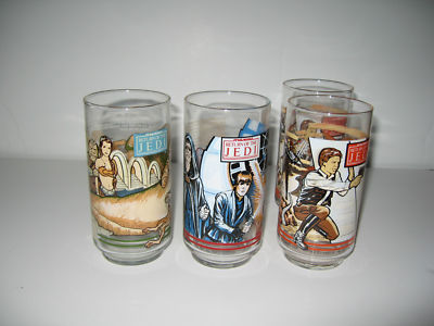 burger king return of the jedi collector glasses