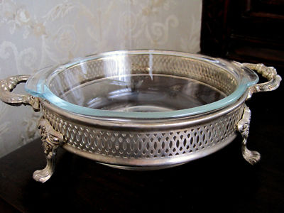 antique silver serving dishes