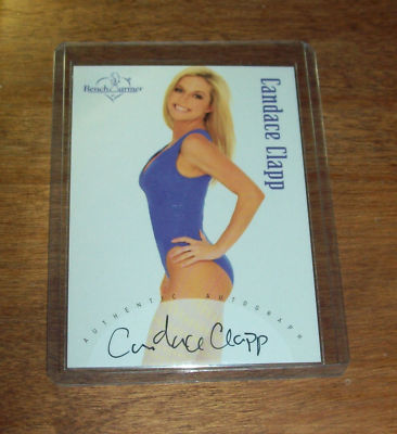 2002 Candace Clapp Auto Bench Warmer Card Antique Price Guide