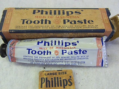 Download VINTAGE PHILLIPS MILK OF MAGNESIA TOOTHPASTE ORIGINAL ... Yellowimages Mockups