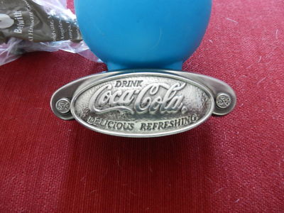 5 Rare New Belwith Coca Cola Drawer Pull Antique Nickel Coke
