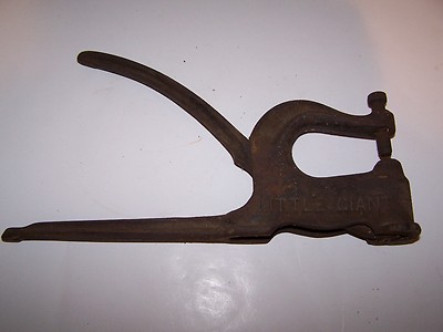 Little Giant Cast Iron Rivet Press -- Antique Price Guide Details Page