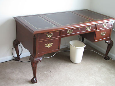 Hekman Queen Ann Writing Desk Antique Price Guide Details Page