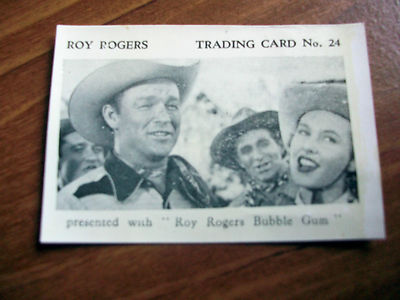 ***1955 Monty Gum Roy Rogers Card #24 VG-EX+ Happy Trails! @@Last Card ...