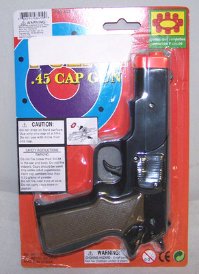 CAP GUN 45 PLASTIC SHOOTER play toy guns TOYS pistol -- Antique Price ...