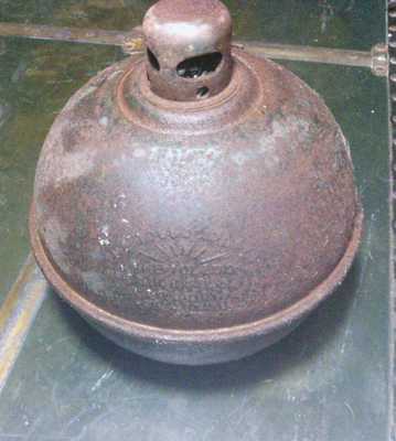 VINTAGE Smudge Pot~Kerosene The Toledo Torch Pressed Steel -- Antique ...