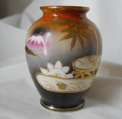 Nice Mini Shofu China Vase Made In Occupied Japan Antique