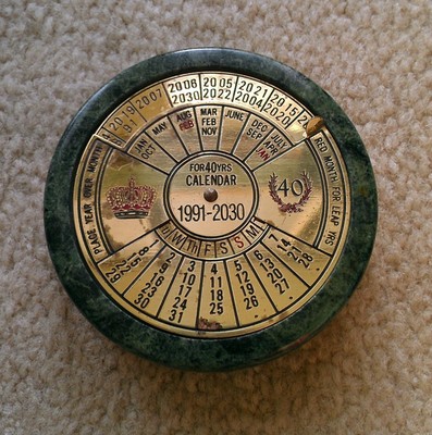 40 year calendar