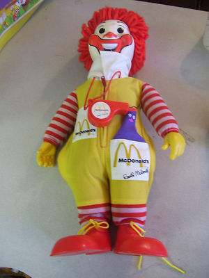 ronald mcdonald doll 1978