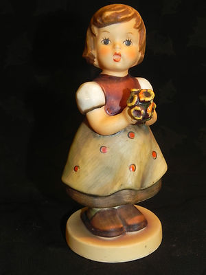 Vintage Goebel-Hummel Figurine #257,For Mother,TMK-5 Girl Figure,W ...