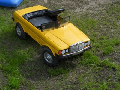 vintage mercedes pedal car