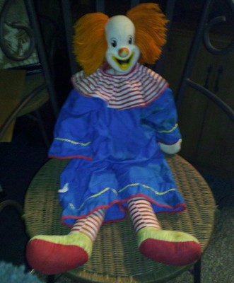 vintage bozo the clown doll