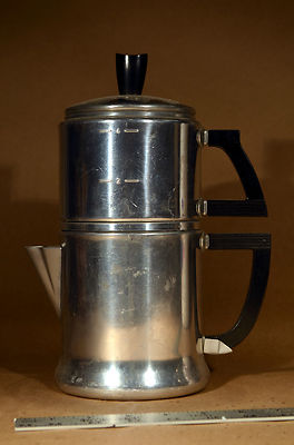 Wear Ever Stove top Camping Coffee Pot 8 Cup antique # 3044 deco modern ...